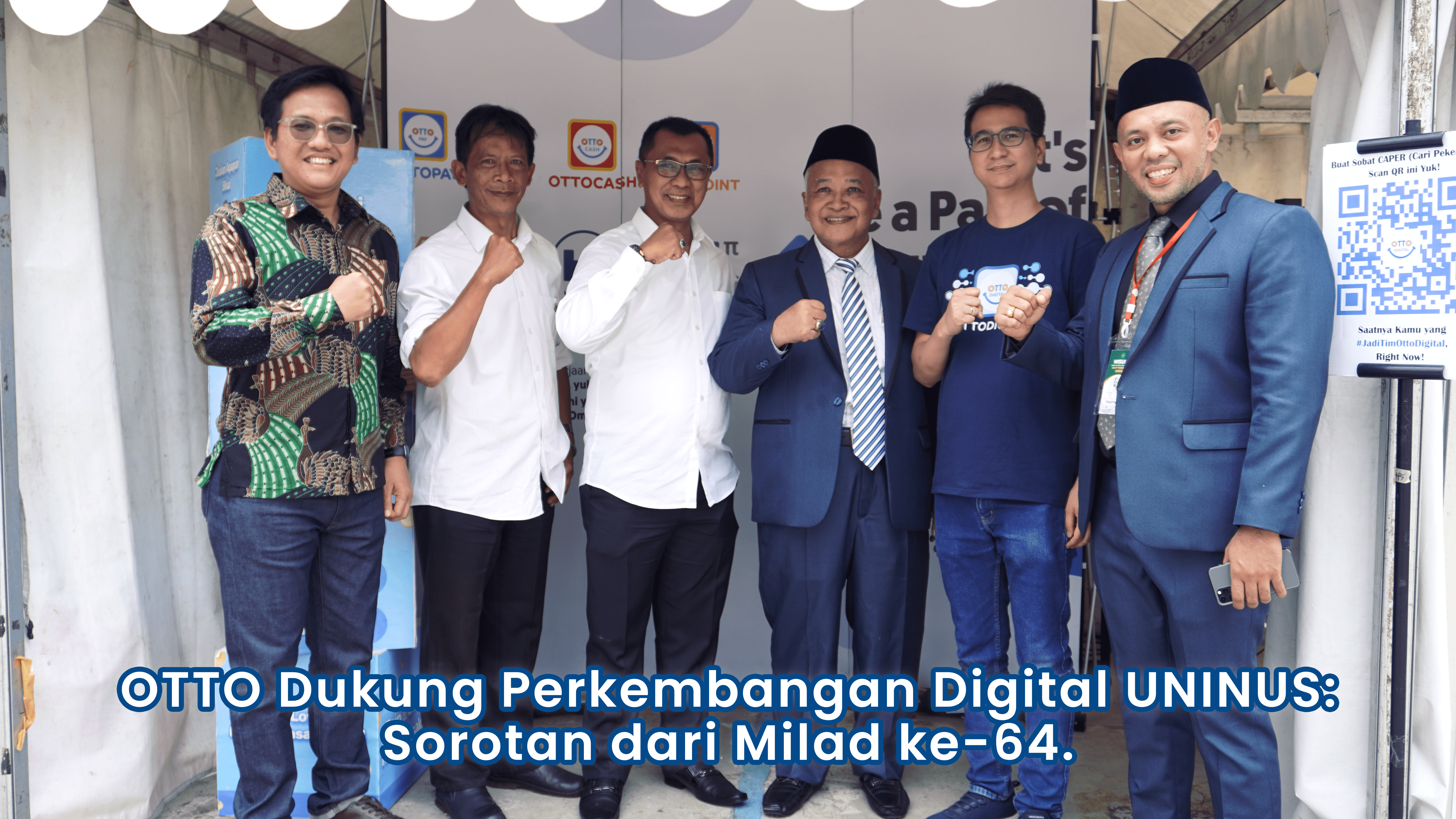 OTTO Dukung Perkembangan Digital UNINUS: Sorotan dari Milad ke-64.